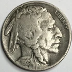 1929-S Buffalo Nickel - Fine (F) Full Date Partial Horn KM#134 - 3929-PC