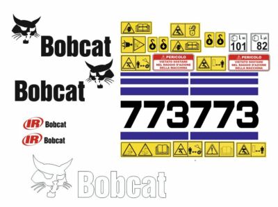 Bobcat 773 Aufkleber Set Komplett
