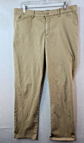 Gloria Vanderbilt Womans 16 Short Khaki Unltd. Beige Casual Pants | eBay