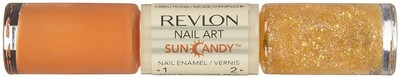 2 Revlon Nail Art Sun Candy Nail Enamel Polish Nail Polish 470 Fiery Sky.
