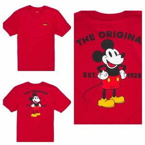 Novo VANS Boy's 90th Aniversário Mickey Retrô Manga Curta Camisa Vermelha Grande G Grande | eBay