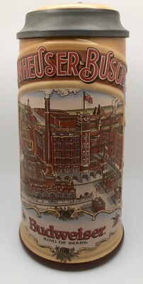 Anheuser Busch Classic Collection Beer Stein 1988 Edition W.Germany Low Serial #