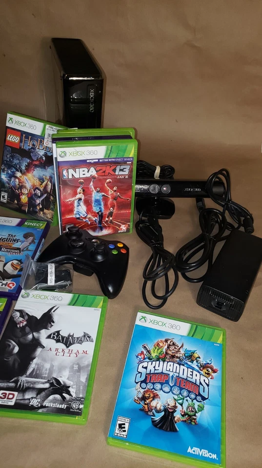 Microsoft Xbox 360S Black XBOX 360 SLIM Game Console Bundle 250GB HDD tested - Image 3 of 4