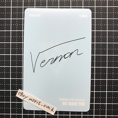 VERNON SEVENTEEN WE MAKE YOU JAPAN limited Official photo card