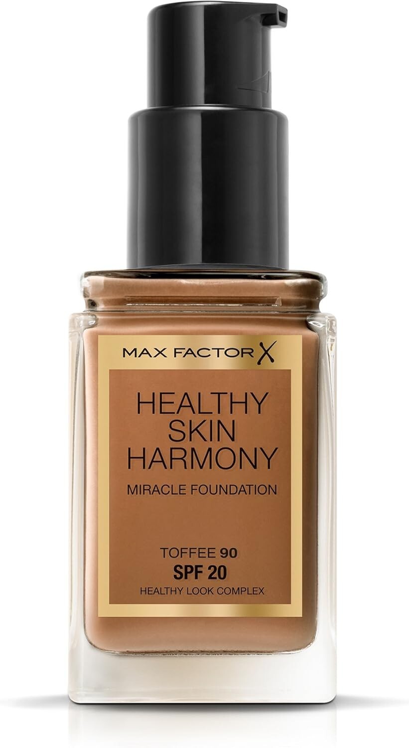 Max Factor Healthy Skin Harmony Foundation SPF 20 - 90 Toffee, 30ml