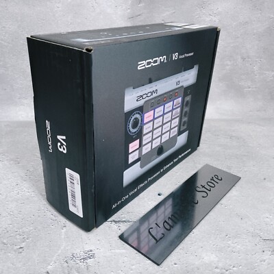 Zoom V3 Vocal Processor Effects Pedal AC Adapter Tabletop