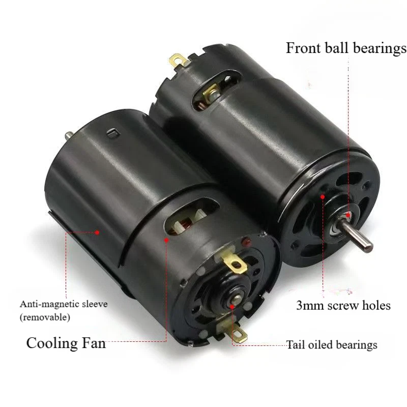 550 High Torque RC Motor for Model Cars, Trucks, Boats - Image 3 of 4