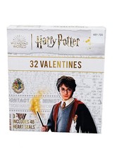 Wizard World Harry Potter 32 Valentines 3 /48 Heart Seals/8 Magical Designs