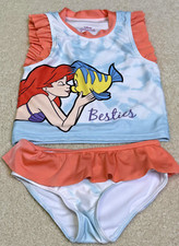 Disney Princess - Ariel - Little Mermaid - Girls Tankini Swimsuit - Size 4T