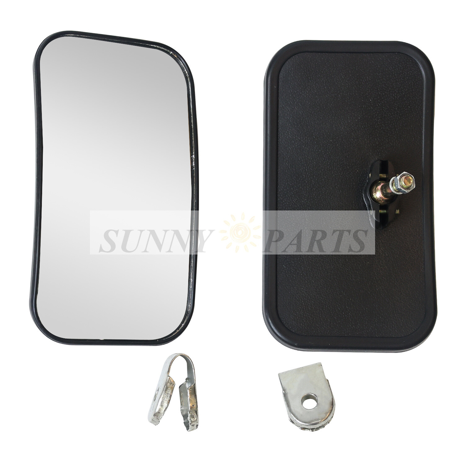 2pcs 58720-23320-71 Forklift Rearview Mirror 4.625" x 8" for Toyota Forklift