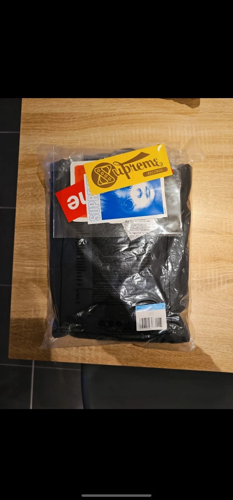 Nike x Supreme Hoodie Black Noir SS24 size M