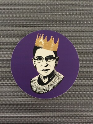 RBG Ruth Bader Ginsburg Notorious RBG Supreme Court STICKER