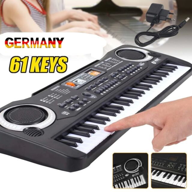 Digital 61 Tasten Keyboard E-Piano Klavier Elektrische Kinder Klaviertastatur