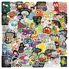 Classic Cartoon Character Random 10 PCS Stickers - No Duplicates 