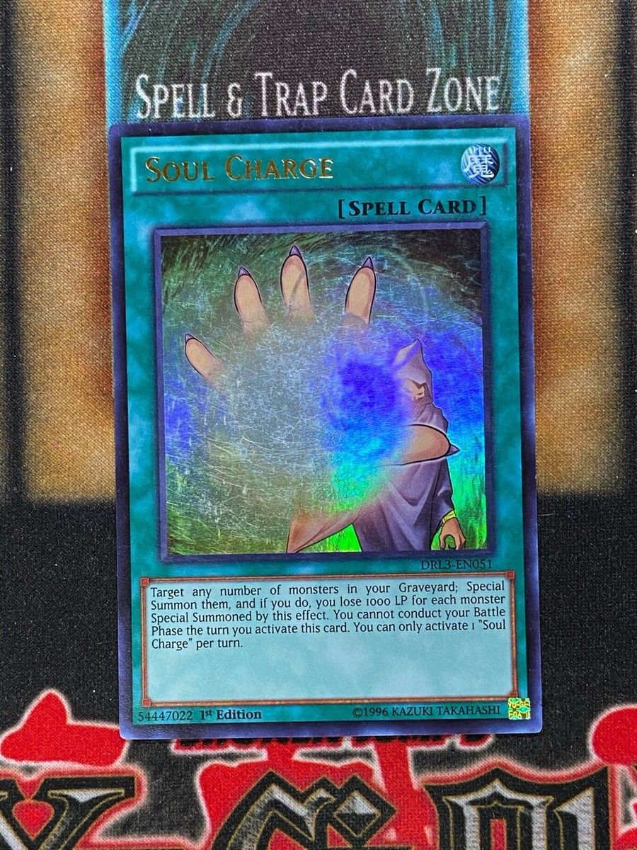 Yugioh Soul Charge DRL3-EN051 Ultra Rare 1st Ed LP | eBay
