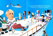 TANQUERAY GIN AD #24 RARE 1995 OUT OF PRINT VINTAGE MR. JENKINS 2 PAGES AD