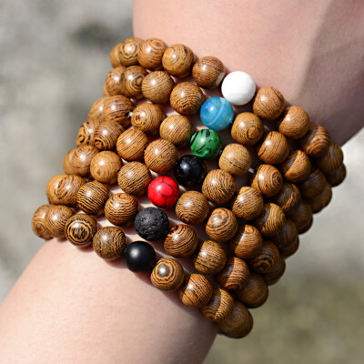 Pulseras de cuentas de madera y Buda - Colección Nueva 2026