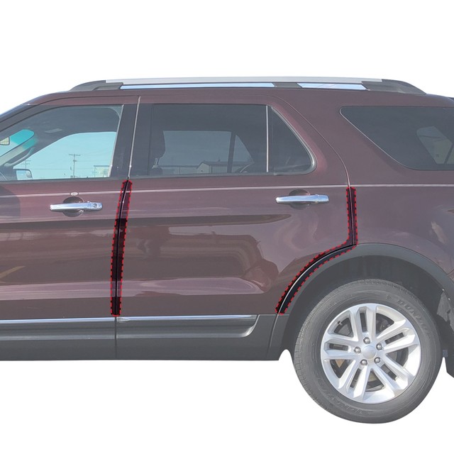 20112018 Fits Ford Explorer 6pc PreCut Custom Fit Invisible Door Edge Guards eBay