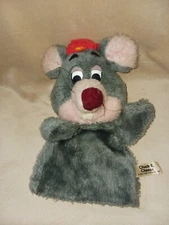 Vintage Chuck E Cheese Plush Hand Puppet Showbiz Pizza Time Theatre Vtg USA