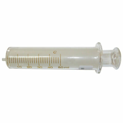 50ml All-glass Syringe for Refilling Solvent Printer Ink Cartridge Roland Mimaki