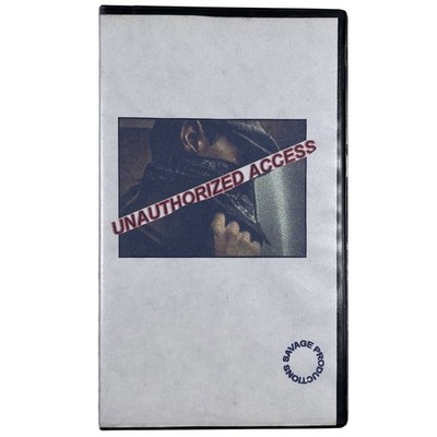 Unauthorized Access (1994) VHS Tape Computer Hacker Documentary Annaliza Savage
