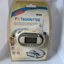 FM Transmitter Wireless, High Clarity Full Stereo Sound New in Packet