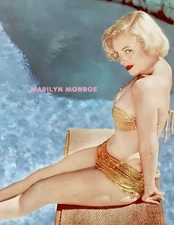 MARILYN MONROE #B96 BEAUTIFUL COLOR  PHOTO 11 X 8.5 SHIPS FREE