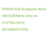 Epson 4LB Singlepack Black 408 Durabrite Ultra Ink C13T09J14010 (8715946701578)