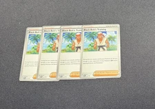 4x Black Belt's Training SVP 219 Pokemon TCG Playset - Excellent