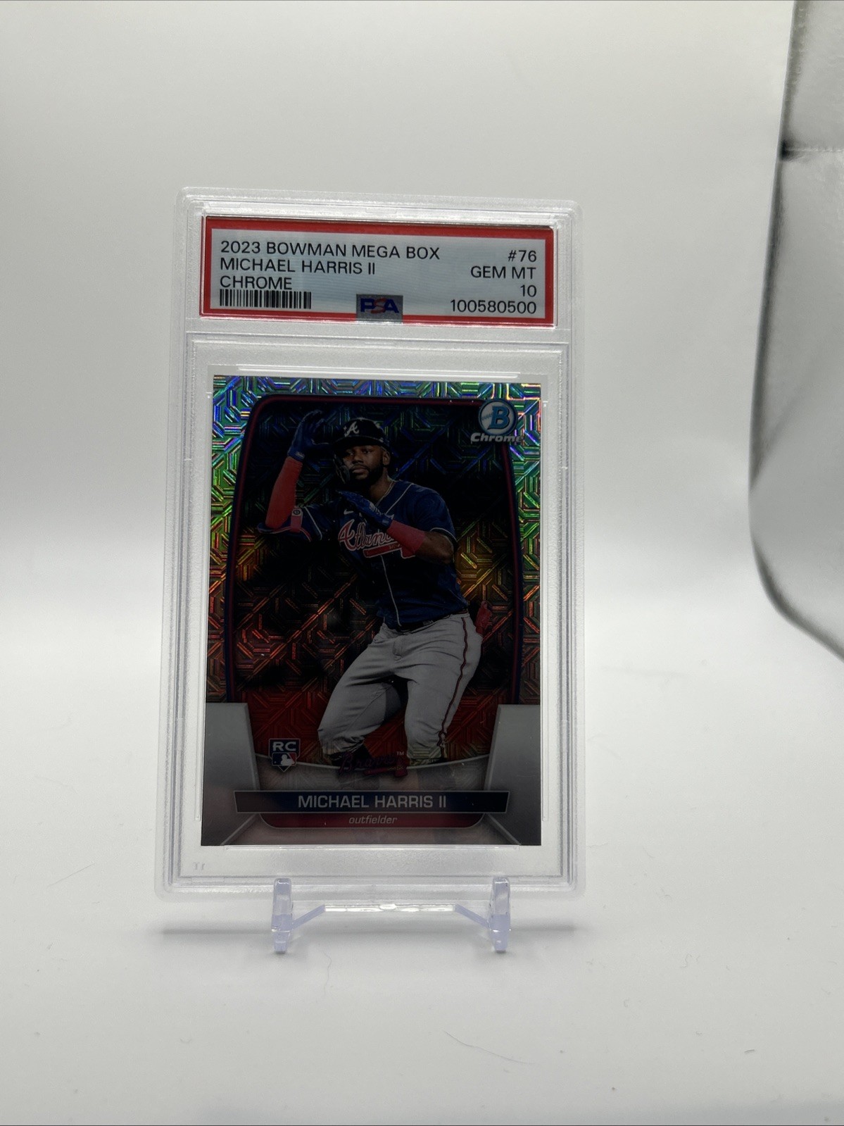 2023 Bowman Chrome Rookies Mega Box Michael Harris II #76 PSA 10