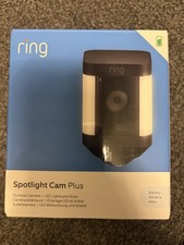 Ring Spotlight Cam Plus Outdoor Surveillance Camera - Black (8SB1S2-BEU0)