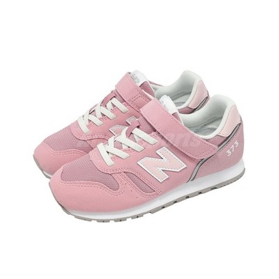 New Balance 373 Wide NB Pink Silver Kids Preschool Casual Shoes YV373TJ2-W