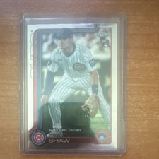 Topps 2025 Chrome Update Matt Shaw Rookie #USC135 Chicago Cubs MLB Baseball