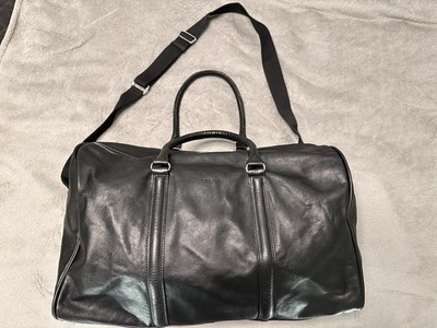 Reisetasche BREE, Lederreisetasche schwarz, Leder