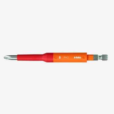 Felo Insulated Phillips VDE Safety Bit, #2 x 125mm