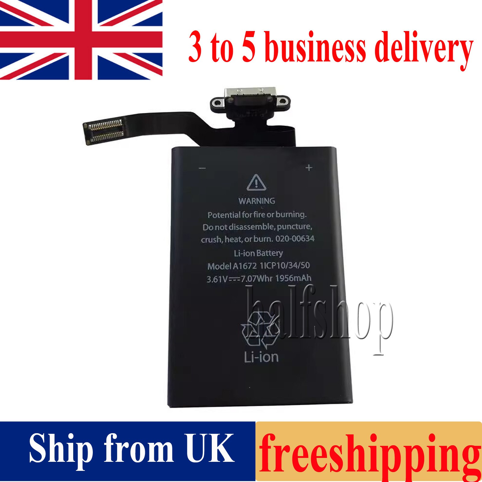 BATTERY FOR APPLE MAGIC MOUSE 2 A1657 1956mAh A1672