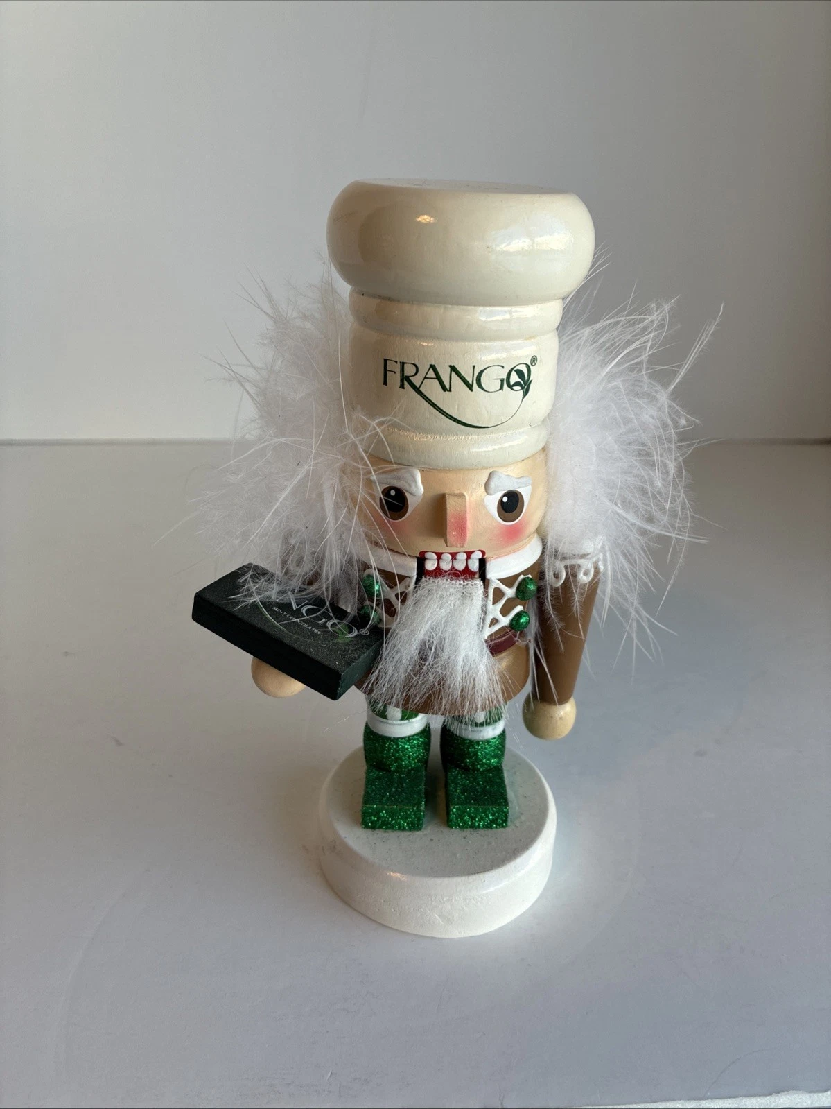 Marshall Field’s Macy’s Frango Mints Wooden Nutcracker Kurt Adler 6” Tall