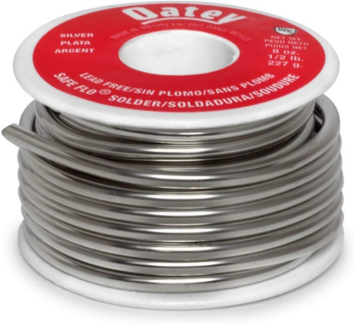 29024 Safe Flo 0.117-Inch ga. Bulk, Silver, 1/2 lb.