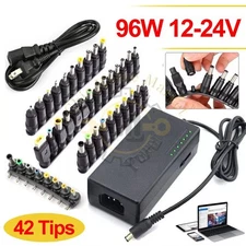 96W Universal Laptop Power Supply Charger Adapter w/ 42 Tips Notebook Charger US