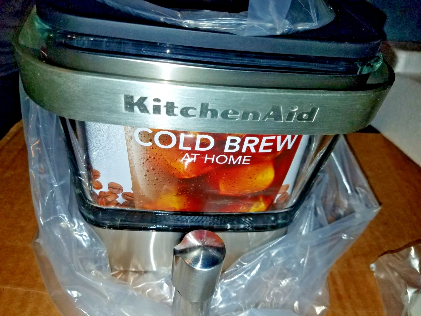 KitchenAid Cold Brew Coffee Maker KCM4212SX Brushed Stainless Steel New Open Box