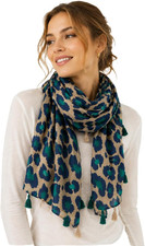 Large Boho Scarf for Women Lightweight Floral Printed Scarves Fall Winter Fashio