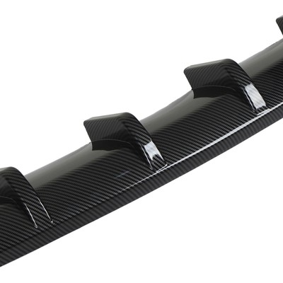 93cm Rear Bumper Diffuser Carbon Fiber Sporty Fin Chassis Deflector For
