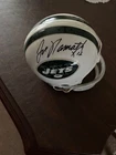 JOE NAMATH SIGNED MINI HELMET MINT