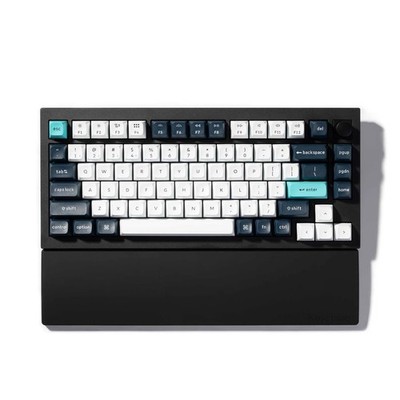 Black Silicone Palm Rest Fits V1/V2/Q1/Q2/P1 Max Pro HE Keyboards 12.89 Inch