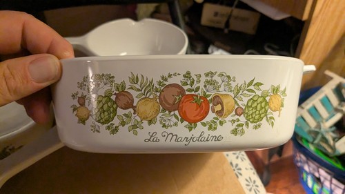 Lot Of 6 Vintage Corning Ware Spice of Life L'Echalote Casserole Dishes & More - Picture 2 of 14