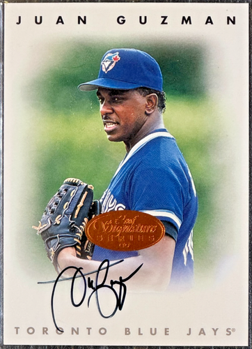 1996 Leaf Signature Series – Juan Guzman Autograph – Toronto Blue Jays ...