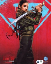 Eve Ridley Signed 10x8 Super Girl Photo ACG CERTIFIED AG07822