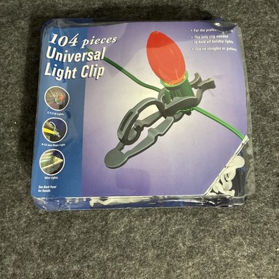 104 Universal Light Clip Holder for C7 C9 Mini Rope Lights Gutter Shingle Roof