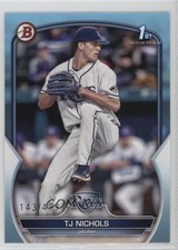 2023 Bowman Draft Sky Blue 143/499 TJ Nichols #BD-153 0w27