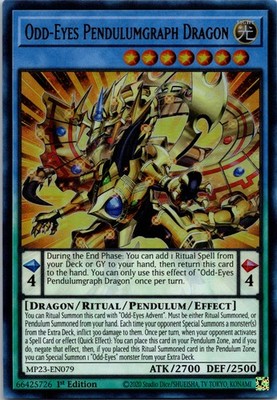 Odd-Eyes Pendulumgraph Dragon Ultra Rare 25th Anniversary Tin: Dueling Heroes Me